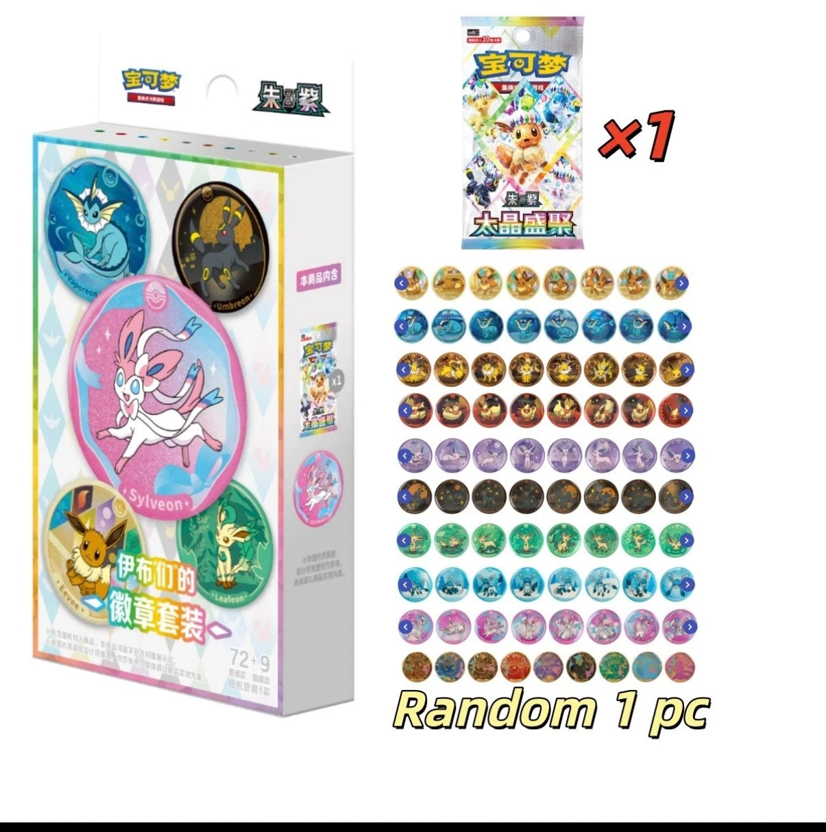 Pokemon TCG: Terasatal Gathering Badge box