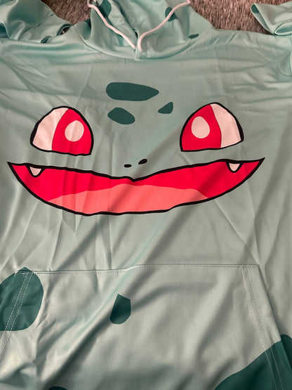 Bulbasaur pullover hoodie - MorkhaosTCG