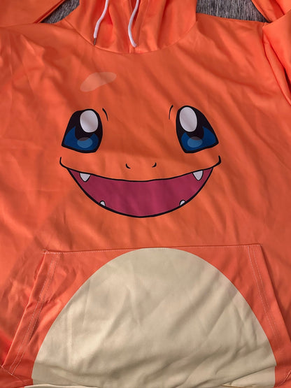 Charmander pull over hoodie - MorkhaosTCG