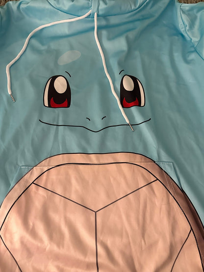 Squirtle pullover hoodie - MorkhaosTCG