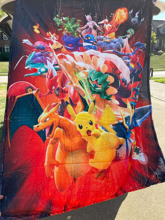 Zard - pika blanket - MorkhaosTCG